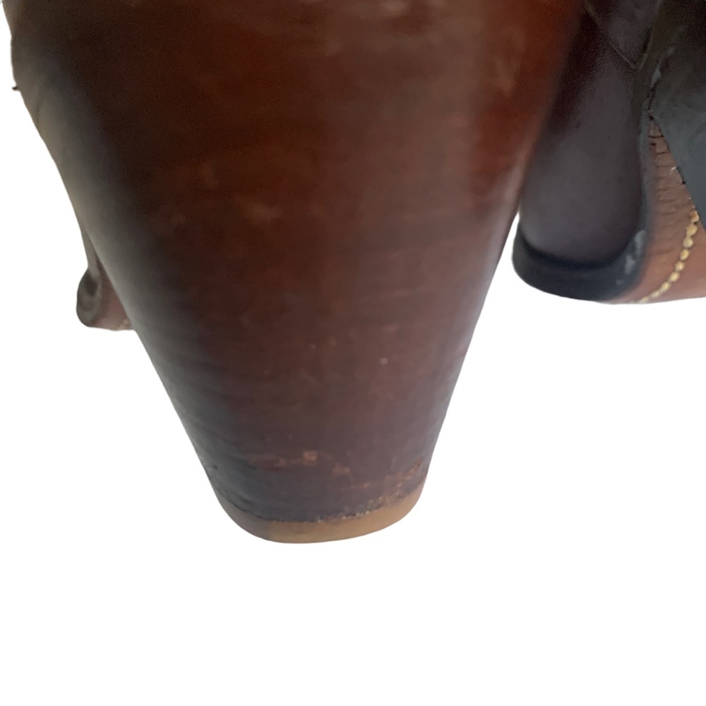 Frye Women's Brown Heeled Boots - Picture 8 of 13